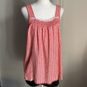 New Vince Camuto Sleeveless Modern Stripe Blouse Tank Top